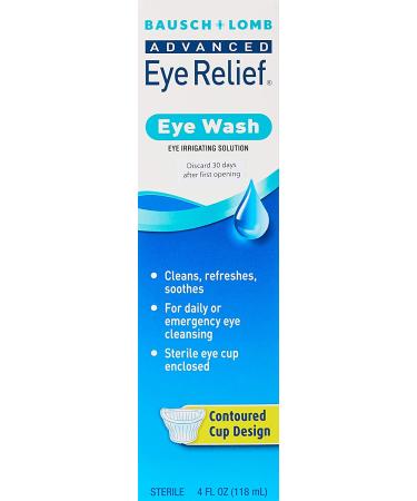 Bausch & Lomb Eye Wash: Cleansing, Refreshing, and Soothing Solution - 4 fl oz - Buy Online on GoSupps.com