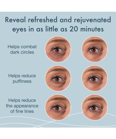 Blue Oasis Under Eye Patches - 20 Pairs for Puffy Eyes & Dark Circles | Hydrating Gel Pads with Hyaluronic Acid & Collagen | Perfect Spa Gift for Women - Buy Online on GoSupps.com