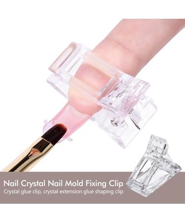 Winfred 12-Piece Nail Tips Clips - Polygel Manicure Tools for Perfect Nail Extensions | International Shipping Available - Buy Online on GoSupps.com