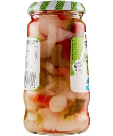  Sacl Set of 12 sacl Acetelli Giardiniera in Wine Vinegar Mixed Vegetables Ideal for Appetizers Appetizers and Salads Glass of 290 g + Gourmet Polpa di Pomodoro Italian Box 400 g - Buy Online on GoSupps.com