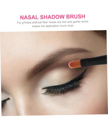 FOMIYES 30 Pcs Nose Shadow Brush Liquid Eye Shadow Makeup Cosmetic Brush Soft Miss Wooden Handle Brush 13x0.8cmx3pcs Blackx3pcs - Buy Online on GoSupps.com