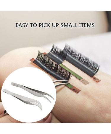 Professional Tip Fine Point Tweezers for Accurate Personals Grooming Nails Technicians Beauticians Stainless Steel - Buy Online on GoSupps.com