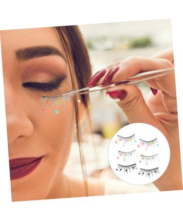 minkissy 6 Pairs Sequin False Eyelashes Colored Lashes Natural False Lashes Colored Eyelashes Fake Lashes Natural Color Lashes Lashes with Pride Makeup Miss Cosplay Cosmetic Imitation - Buy Online on GoSupps.com
