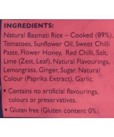 Tilda Microwave Sweet Chilli & Lime Basmati Rice 250g - Delicious and Convenient Single Serving - Buy Online on GoSupps.com