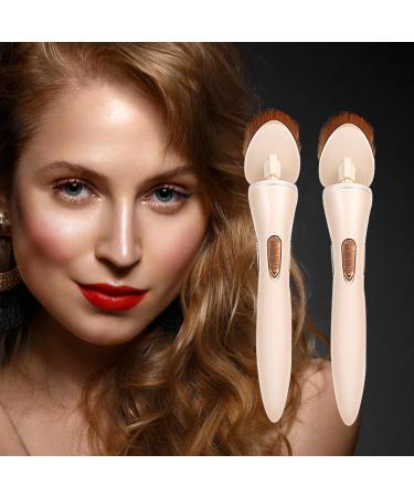 Electric Foundation Brush - Vibrating Makeup Brush Vibrate Foundation Brush | 360 Degrees Rotating Electric Contour Brush | Foundation Makeup Brush for Liquid Cream Powder Women Wife Friend Electric foundation brush (battery type) - Buy Online on GoSupps.com