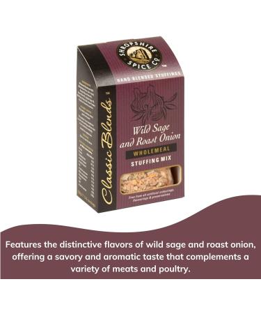 Shropshire Spice Stuffing Mix bundle contains Cranberry Orange & Roast Chestnut Wild Sage and Roast Onion Roasted Chestnut 150g x3 Wooden Spoon - Buy Online on GoSupps.com