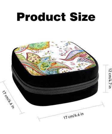 GIAPB Period Bag Sanitary Napkin Storage Pad Holder | Abstract Art Makeup Pouch - Buy Online on GoSupps.com