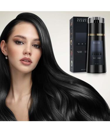  MOKIDO Nova Gentle and Natural Instant Hair Color Shampoo for Men and Women 200 ml Black - Buy Online on GoSupps.com