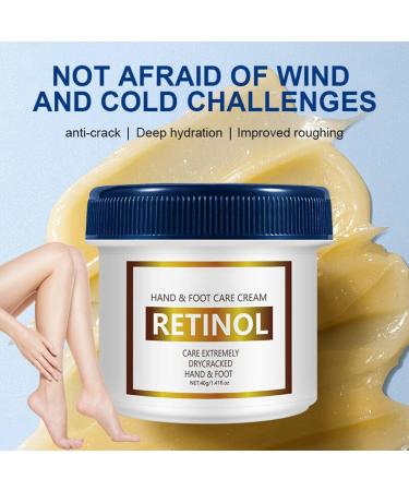IZBEAUVO Retinol Foot Cream For Dry Cracked Feet Athletes Foot Cream Anti Fungal Skin Cream Cracked Heel Repair Cream Foot Moisturizer For Healthy Feet Callus Remover And Soften Relief For Dry Feet - Buy Online on GoSupps.com
