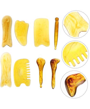 Buy BUIFULSIC 8ST Abtreftall Gua Sha Tools - Chinese Natural Massage Device for Neck Muscle Relief & Meridian Therapy - Buy Online on GoSupps.com