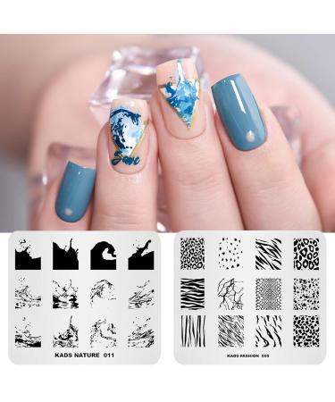 KADS 11-Piece Nail Stamp Set | 10 Plates + Laser Symphony Storage Bag | Perfect for Christmas Nail Art & Animal Designs | Shop Now! - Buy Online on GoSupps.com