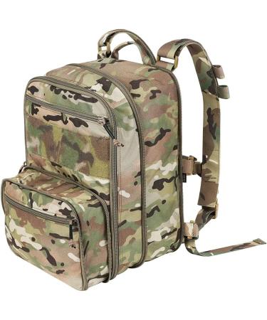 KRYDEX Tactical Expandable Military MOLLE Backpack - Multicam | Ideal for Travel, Hiking & Hunting - Buy Online on GoSupps.com