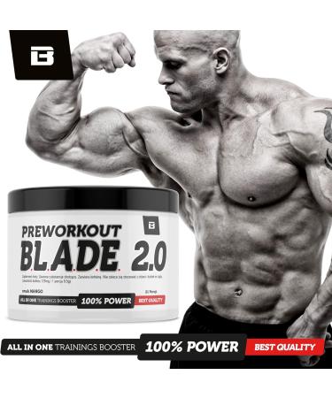BLADE Series Preworkout 2.0 - Mango Booster 200g | Best Pre-Workout Supplement for Energy & Performance - Buy Online on GoSupps.com