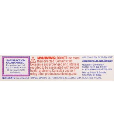 Fixodent Denture Adhesive Cream Original 0.75 oz - Pack of 11 | Strong Hold for Dentures - Buy Online on GoSupps.com