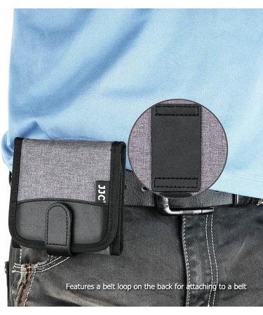 JJC Camera Lens Filter Pouch - 3 Pocket Storage Holder for Circular Filters Up to 82mm - UV ND CPL Filter Organizer - Buy Online on GoSupps.com
