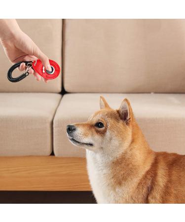 Lanzn 4 PCS Dog Clicker and Whistle Set Dog Training Clickers Whistle Pet Clicker Trainer Dog Training Tools Puppy Training Clicker Kit Dog Clicker Wrist Strap for Dog Cat Horse Birds Puppy Recall - Buy Online on GoSupps.com