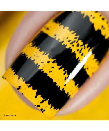 Maniology Bees M093 Nail Stamping Plate - Sweet Honeybee & Beehive Nail Art Design for Stunning Manicures - International Shipping Available - Buy Online on GoSupps.com