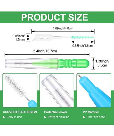 350-Piece Interdental Tooth Cleaning Tool Set - Soft Dental Picks & Flossers - Buy Online on GoSupps.com