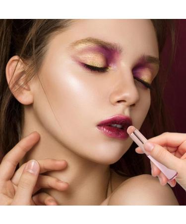 Shitafe Lip Applicator Silicone Small Lip Brush | Versatile Reusable Lip Portable Brush for Lipstick Concealer Applicator Pink - Buy Online on GoSupps.com