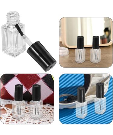 SEWACC Lot de 20 F cons Ongles en Verre 5 Ml Transparents avec Pinceau Int gr Rechargeables Adapt s pour Vernis Ongles et Nail Art pour Voyage et Usage Professionnel - Buy Online on GoSupps.com