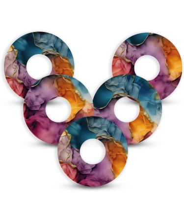 Diasticker Freestyle Libre 3 Sensor Plaster (5 pcs) | Waterproof Skin-Friendly Breathable | Colorful Smoke | Strong Self-Adhesive Fixation - Buy Online on GoSupps.com