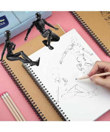 Black GNALLANG Action Figures DX PVC Model Set with Box - Female and Male Characters for Artists - Buy Online on GoSupps.com