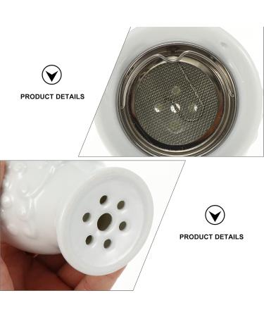 Gleavi 3 STK Care Massage Pot - Moxibustion Burner & Moxa Stick Holder | Double Layer Ceramic White | International Shipping Available - Buy Online on GoSupps.com