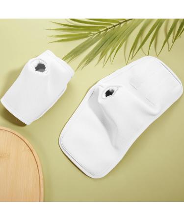 2 Reusable Castor Oil Packs for Hands | Adjustable Leak-Proof Oil Wraps - White - Buy Online on GoSupps.com