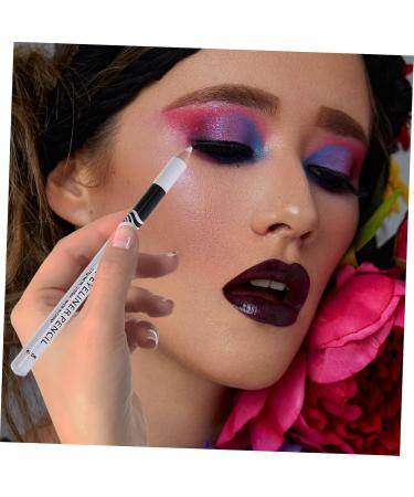 HAPINARY 30 Pcs Lying Silkworm Eyeliner Gel Make up Eyeliner Pen Female Eyeliners Eyeshadow Wooden Pole White - Buy Online on GoSupps.com