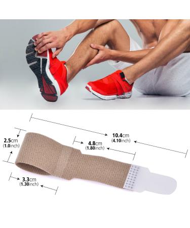Toe Separators Splint - 8 Pcs Anti-Slip Hammer Toe Straightener for Pain Relief & Comfort - Buy Online on GoSupps.com