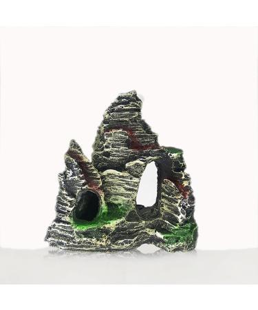 Movoja Aquarium Decoration - Mountain Landscape 1 - for fresh and salt water - Mountains Rocks Stones Steep Mountains Dolomites Aquaristics
