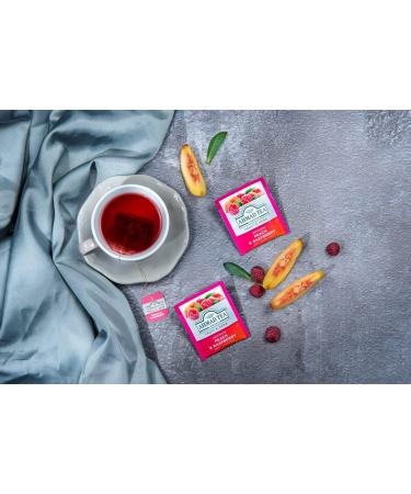 Ahmad Tea Peach & Raspberry Infusion - 20 Teabag Peach 20 Count (Pack of 1) - Buy Online on GoSupps.com