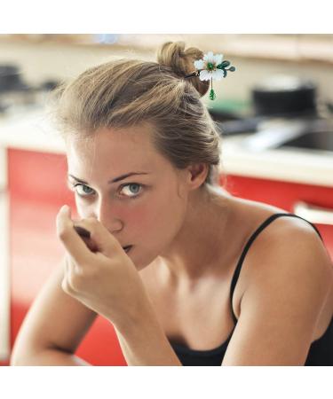 Shop Lurrose Chinese Hair Stick & Pearl Hairpin | Retro Opal Hair Jewelry for Women & Girls - Buy Online on GoSupps.com