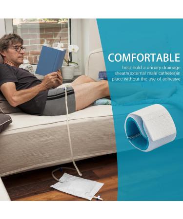Buy Male External Catheter Strap - Reusable Incontinence Sheath Holder for Men | Urinary Incontinence Solutions for Prostate Surgery - Buy Online on GoSupps.com