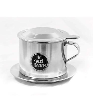 Vietnamese Coffee Starter Set | Vietbeans 2 x 250g + Phin Filter + Condensed Milk | Authentic High-Quality Vietnamese Coffee - Buy Online on GoSupps.com