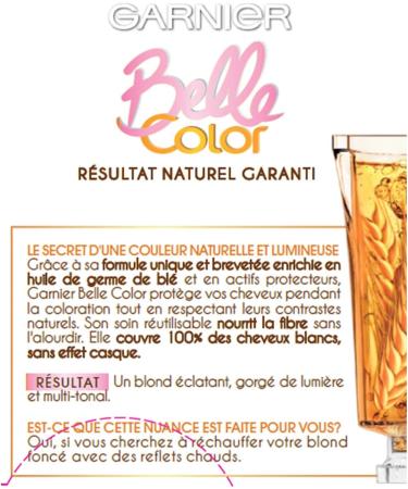 Garnier Belle Collo Permanent Colouration - 63 Blonde - Buy Online on GoSupps.com