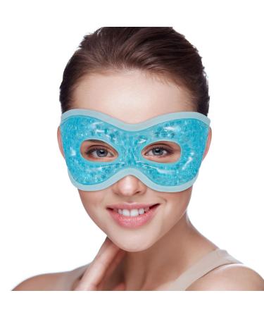 Ruggito eye mask cooling cold therapy eyes gel cool mask face eyes cooling glasses gel eye mask for the eyes cool warm reusable gel mask cooling glasses headache swollen eyes