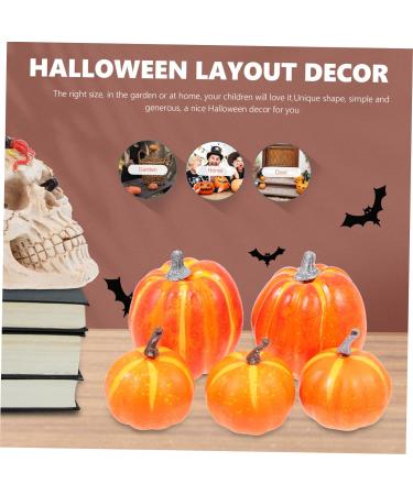 Alipis 20 Pcs Pumpkin Ornaments Lifelike Pumpkins Decor Halloween Layout Pumpkin Halloween Party Decor Mini Pumpkins for Decorating Decor for Home Realistic Pumpkin Reward Foam Artificial - Buy Online on GoSupps.com