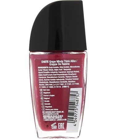 Wet 'n' Wild Wild Shine Nail Color Grape Minds Think Alike - No Formaldehyde, Toluene, Phthalates - Long-Lasting & Quick-Drying Formula - Buy Online on GoSupps.com