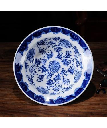 Fruit Basket Bowl Fruit Bowl New Chinese Style Round Ceramic Fruit Plate Home Living Room Kitchen Decoration Retro Porcelain Fruit Dish Candy Bowl Fruit Bowls (Size : C) - Buy Online on GoSupps.com