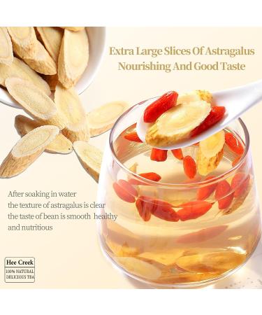 Astragalus Root Sliced Huang Qi 7oz/200g - Top Grade Chinese Herbal Tea - Buy Online on GoSupps.com