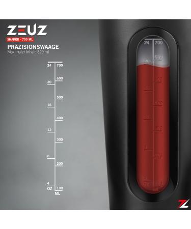 ZEITION Stainless Steel Protein Shaker - 700ml BPA-Free Sport & Fitness Bottle for Smoothies Crossfit & Training - Buy Online on GoSupps.com