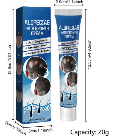 Alopecia Cr me de croissance des cheveux p te capillaire naturelle cr me paississante des cheveux formule naturelle pratique compacte 20 g pour homme et femme adulte - Buy Online on GoSupps.com