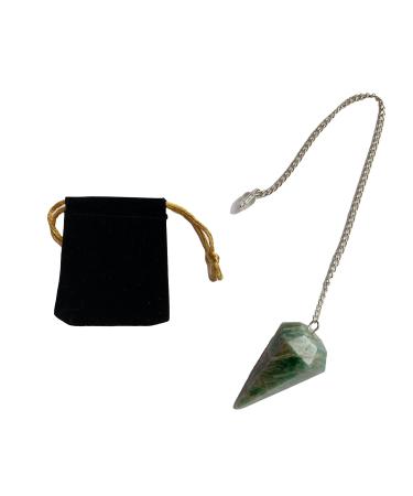 Amazon-Naturstein pendulum crystal pendulum hexagonal vintage crystal pendulum for wishing rod chakra-zreiki-kutagung wicca meditation spendula (Amazon)
