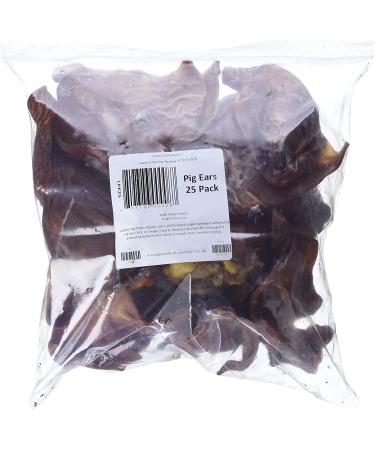 Loyalty Dog Treats Pig Ears (Pack of 25) + Beef Bully Sticks (Pack of 10) | Natural Single Ingredient Dehydrated Dog Chews Dog Treats + Dental Chew 6 inch 25 Pack - Buy Online on GoSupps.com