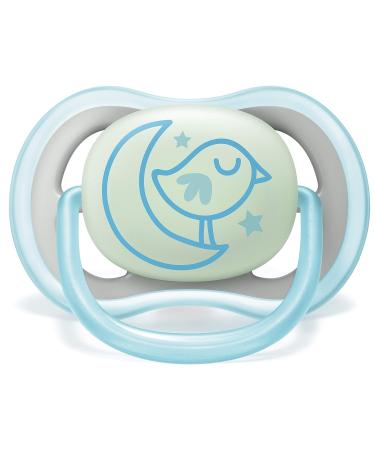 Philips AVENT Ultra Air Nighttime Pacifier Blue 6-18 Months 4-Pack SCF376/43 - Buy Online on GoSupps.com