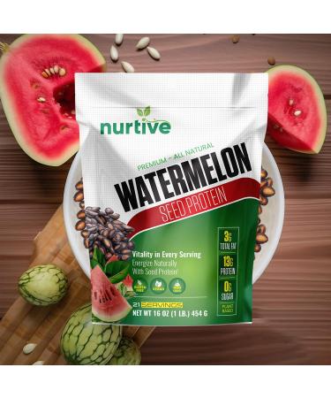 Watermelon Seed Protein Powder | Plant-Based Protein with Magnesium & Iron | 21 Servings for Post-Workout Recovery | Sustainable Nutrition - Buy Online on GoSupps.com