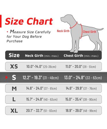 Eagloo Dog Harness for Small Dogs | Adjustable Anti-Train Dog Harness with Reflective Strips | Durable & Comfortable for Walking/Jogging | 1 Pack Red - Buy Online on GoSupps.com
