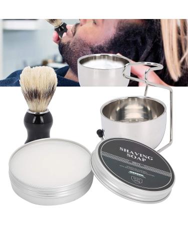4PC Razor Tool Kit | Stainless Steel Shaving Set for Men & Teens | Complete Brush & Soap Rack | Perfect Thanksgiving Gift - Buy Online on GoSupps.com