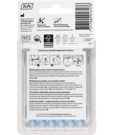 Tepe Scov Xsoft Blu 0.6 - Ultra-Soft Toothbrush for Gentle Cleaning | International Shipping Available - Buy Online on GoSupps.com